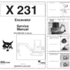 Bobcat X231 Excavator Service Manual SN 508912001
