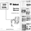 Bobcat 320 320L Excavator Service Manual SN 224511001