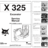 Bobcat X325 Excavator Service Manual SN 511820001