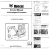 Bobcat 329 Excavator Service Manual SN A2PG11001