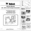 Bobcat 331 331E 334 Excavator Service Manual SN AACS11001