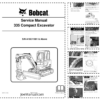 Bobcat 335 Compact Excavator Service Manual SN A16U11001