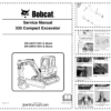 Bobcat 335 Compact Excavator Service Manual SN AAD111001 A9KA11001