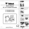 Bobcat 337 341 Excavators Service Manual SN AAC811001 A9W711001 A9W911001