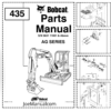 Bobcat 435 AG Series Excavator Parts Manual