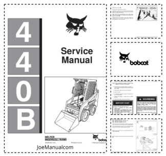 Bobcat 440B Skid Steer Loader Service Manual