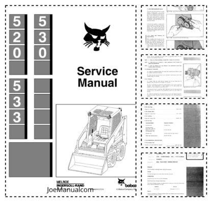 Bobcat 530 533 Loader Service Manual