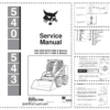 Bobcat 540 543 Loader Service Manual SN 501011999 501111999