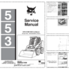Bobcat 553 Loader Service Manual SN 513011001 513031001