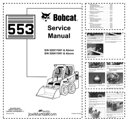 Bobcat 553 Loader Service Manual