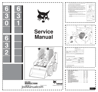 Bobcat 630 631 632 Loader Service Manual