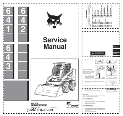 Bobcat 641 642 643 Loader Service Manual