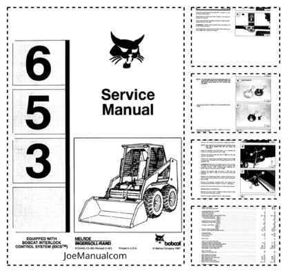 Bobcat 653 Loader Service Manual