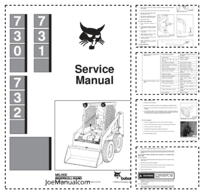 Bobcat 730 731 732 Loader Service Manual