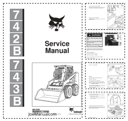 Bobcat 742B 743B Loader Service Manual