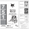 Bobcat 751 Loader Service Manual SN 514711001 514911001