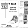 Bobcat 751 Loader Service Manual SN 515711001 515729999 515611001 515619999