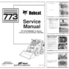 Bobcat 773 Loader Service Manual Europe Only