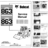 Bobcat 863 Loader Service Manual 2006