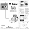 Bobcat 963 Skid Steer Loader Service Manual 6900988