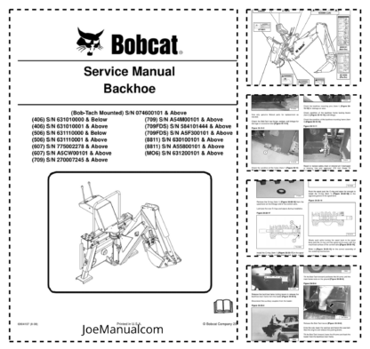 Bobcat Backhoe Service Manual