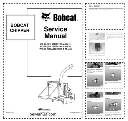Bobcat Chipper WC-5A WC-8A WC-8B Service Manual