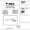 Bobcat Direct Drive Auger Service Manual