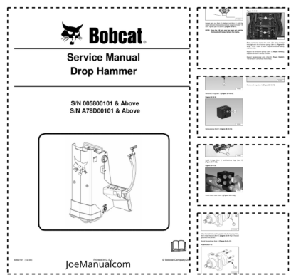 Bobcat Drop Hammer Service Manual SN 005800101 A78D00101