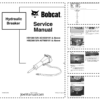 Bobcat HB1380 HB2380 Hydraulic Breaker Service Manual