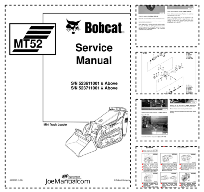 Bobcat MT52 Mini Track Loader Service Manual