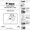 Bobcat S100 Skidsteer Loader Service Manual SN A2G711001 A89L11001