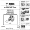 Bobcat S130 Skidsteer Loader Service Manual 2009 Edition