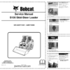 Bobcat S130 Skidsteer Loader Service Manual
