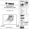 Bobcat S175 Skidsteer Loader Service Manual SN A3L520001