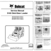 Bobcat S185 Skidsteer Loader Service Manual 2010 Edition