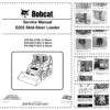 Bobcat S205 Skidsteer Loader Service Manual SN A3LJ11001 A3LK11001 ANLP11001 2011 Edition