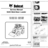 Bobcat S220 Skidsteer Loader Service Manual SN A5GK11001 A5GL11001