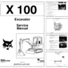 Bobcat X100 Excavator Service Manual