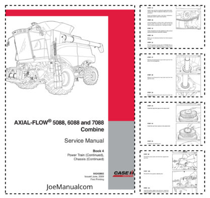 CASE IH Axial Flow 5088 6088 7088 Combine Service Manual
