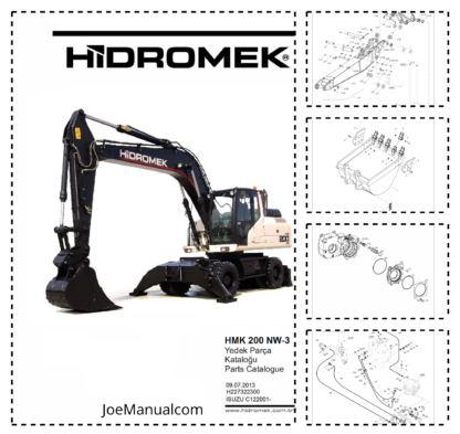 Hidromek HMK 200NW-3 Excavator Parts Catalog