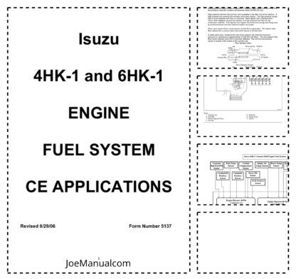 Isuzu 4HK1 Engine Fuel System
