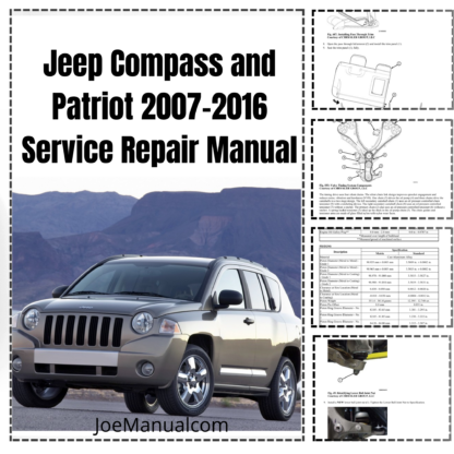 Jeep Compass and Patriot 2007-2016 FULL Service Repair Workshop Manual