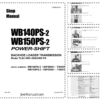 Komatsu WB140PS-2 150PS-2 Backhoe Loader Shop Service Manual CEBM009200