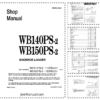 Komatsu WB140PS-2 150PS-2 Backhoe Loader Shop Service Manual WEBD002502