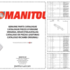 Manitou MT 1440 1840 Telescopic Handler Parts Catalog