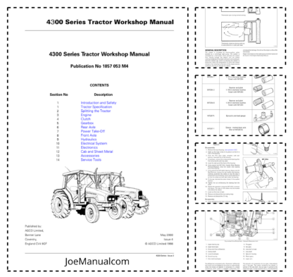 Massey Ferguson 4300 Series Tractor Workshop Manual