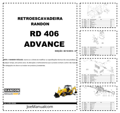 Randon RD406 Advance Backhoe Loader Parts Catalog