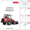 Schaeffer 6680T Wheel Loader Spare Parts List