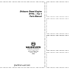 Shibaura S773L Tier4 Diesel Engine Parts Manual