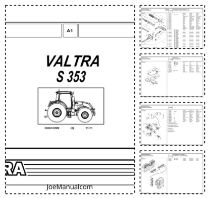 Valtra S353 Tractors Parts Catalog